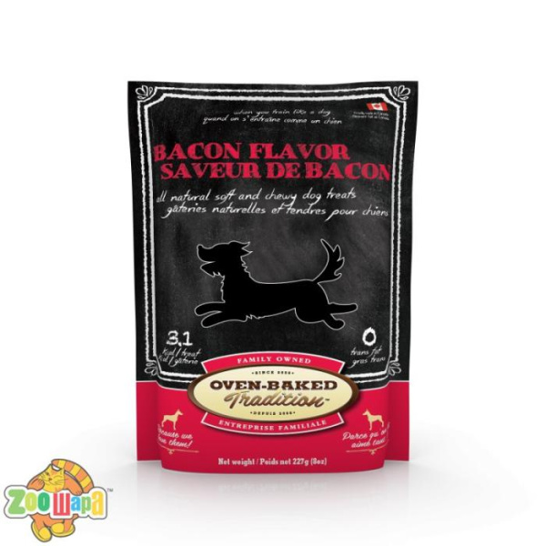 Oven-Baked Tradition Canada. Holistic - Лакомства для взрослых собак со вкусом бекона 227г