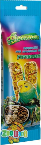 Природа Колосок Природа Фієста для хвилястих папуг Горіховий 100г арт.PR740231 (PR740231), (1111130425)