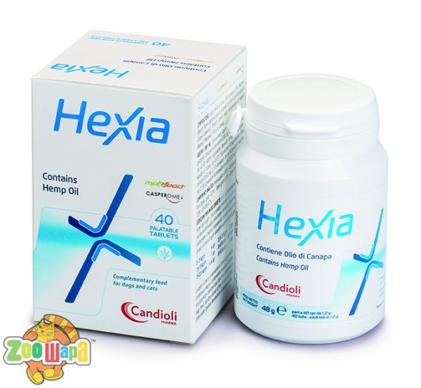 Candioli Гексія 40таб. - знеболююче для собак та котів