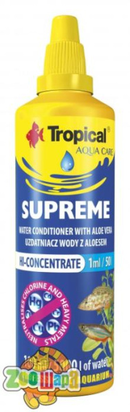 Tropical Препарат Tropical Supreme для підготовки водопровідної води з алое концентрат 100мл арт.34334 (34334), (1111163236)