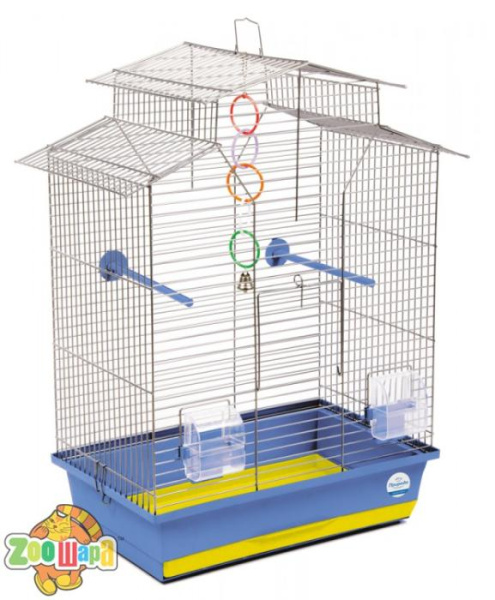 Природа Клетка для птиц "Изабель- 2" ХРОМ 44*27*65 (PR241478), (1111159117)