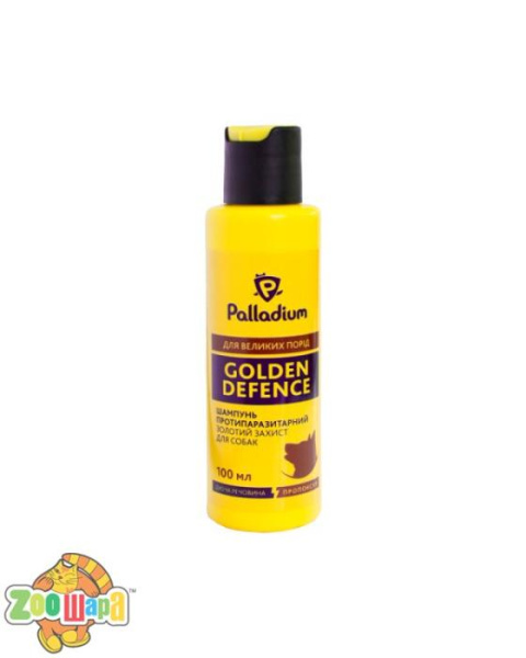 Palladium Extra Safe Шампунь от блох и клещей для собак крупных пород 100мл