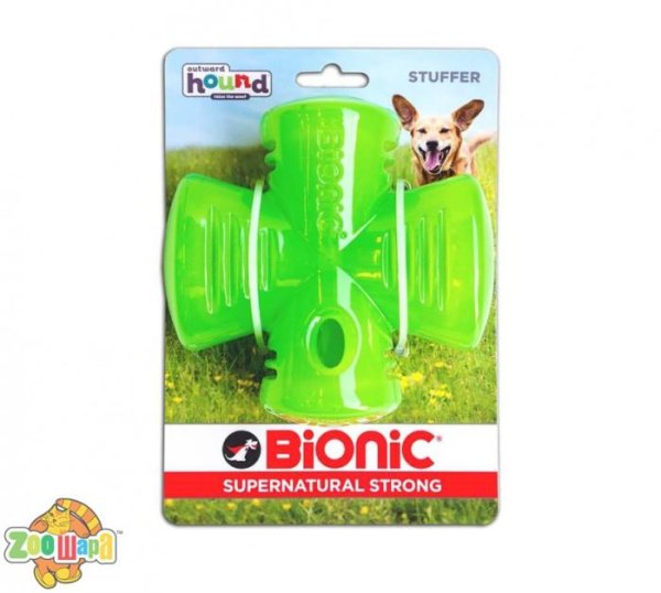 Outward Hound Іграшка для собак Біонік Опак Стаффер для ласощів зел. арт. bc30086