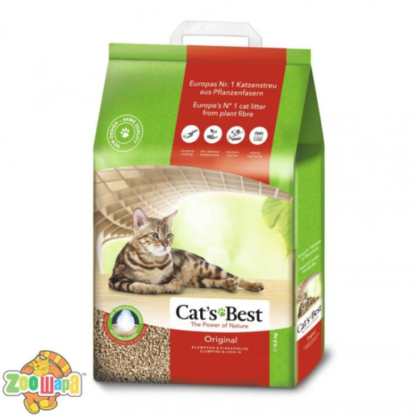 Cats Best Подстилка Cats Best ORIGINAL (ЭКО ПЛЮС) 40л/17,2кг (JRS321309), (1111134732)