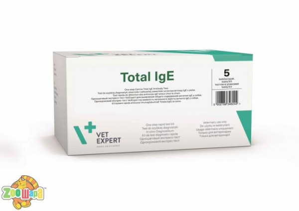 VetExpert IgE - імуноглобулін Е собак, експрес-тест (5 шт.)