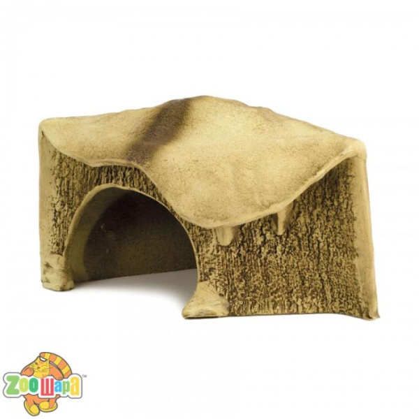 Природа Декорація Грот для черепах кутовий великий кераміка 18х22х12см арт.PR740780 (PR740780/26К), (7823)