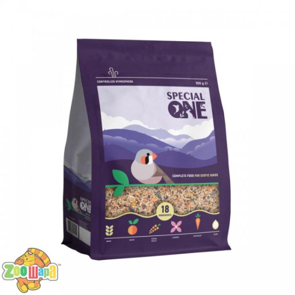 Speciаl One Полнорационный корм для экзотических птиц,  500 г (PR242122), (1111164477)