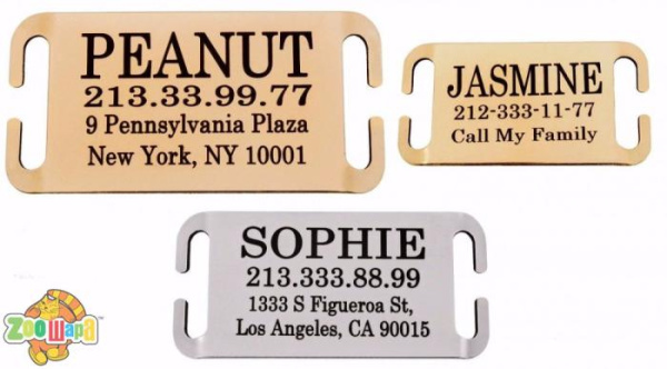 Bronzedog Гравировка на адресниках