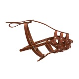 Collar Намордник для собак CoLLaR твердый , кожа, коричневый, Длина морды (см) 11, обхват морды (см) 32, (06096), (2006096000007)