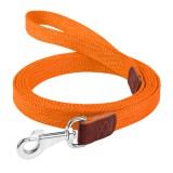 Collar Поводок для собак CoLLaR брезентовый, х/б тесьма, брезент, оранжевый. Длина, см. 300, ширина, мм. 25, (03434), (4823089303215)