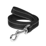 Collar Поводок для собак DOG Extreme, нейлон, нейлон, черный. Длина, см. 150, ширина, мм. 14, (04591), (4820082493707)