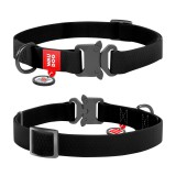 Collar Ошейник для собак водостойкий WAUDOG Waterproof c QR-паспортом, металлическая пряжка-фастекс, S, Ш 15 мм, Дл 23-35 см (28002), (4823089327600)