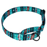 Bronzedog Ошейник для Собак Мартингейл Urban Нейлоновый c Металлической Фурнитурой Инки. Размер L Обхват шеи 48-61 см. Ширина 3,8 см.