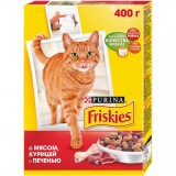 Friskies З м’ясом, куркою, печінкою 400 г