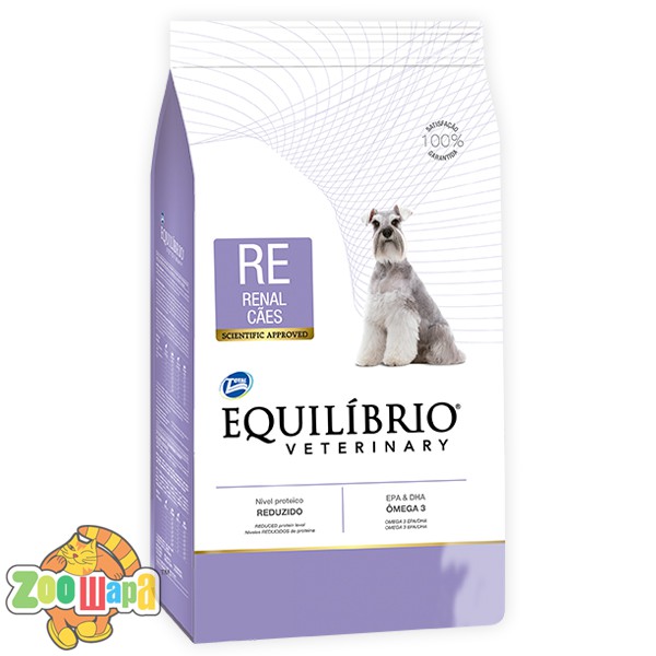 Equilibrio veterinary РЕНАЛ лечебный корм для собак с заболеваниями почек 7,5кг