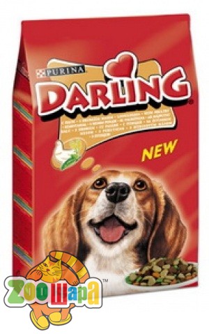 Darling (Дарлинг) с  курицей и овощами 10 кг корм для взрослых собак