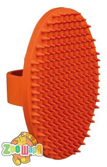 Trixie щетка резиновая массажная с шипами (2336), (12274)