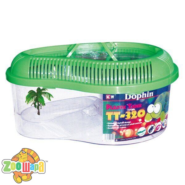 KW_Zone Террариум пластиковый (32см х 15 см) (TT-320/Китай), (1111135275)