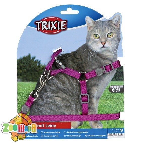 Trixie - Шлея с поводком "Cat One Touch" (41891), (1111122462)