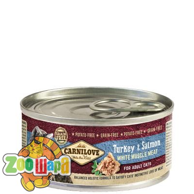 Carnilove Profine вологий для кошенят Карнілав Вайт Масл Мит з м'ясом індика та лососем 100г арт.100559/111280/8950 (100559/111280/8950), (1111153873)