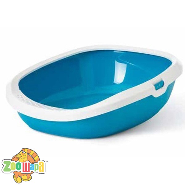 Savic Gizmo medium (САВИК ГИЗМО) туалет для котов с бортиком 52х39,5.5х15см
