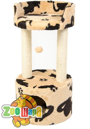 Природа Дряпка для кошек "Башня" Цвет: жаккард (PR740256), (1111127198)