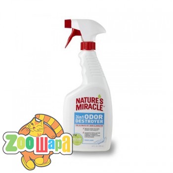 8in1 Устранитель запахов 3в1, спрей (с ароматом свежего белья) 8in1, 710ml (680195 /5452 USA), (1111111636)