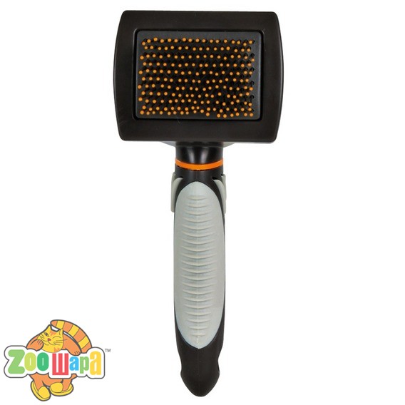 Trixie Пуходерка для собак, пластиковая ручка с шариками, 7Х16см