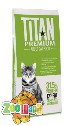 Chicopee Titan Premium Adult Cat 15 кг для взрослых кошек