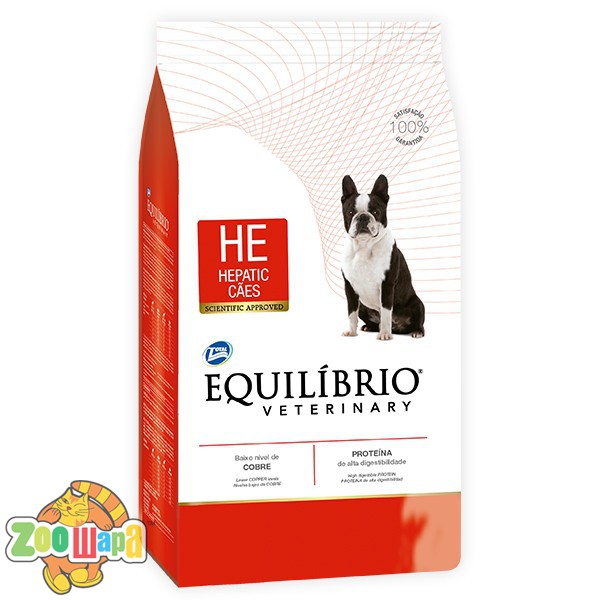 Equilibrio veterinary ГЕПАТИК лечебный корм для собак с заболеваниями печени 2кг