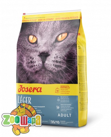 Josera Сухой корм для кастрированных или малоактивных кошек, склонных к набору избыточного веса Leger Adult (2 кг)