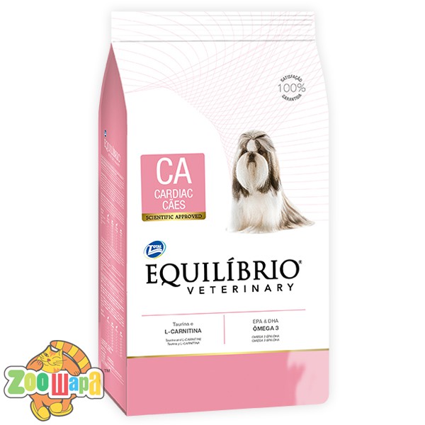 Equilibrio veterinary КАРДИАК лечебный корм для собак с сердечно-сосудистыми заболеваниями 7.5кг
