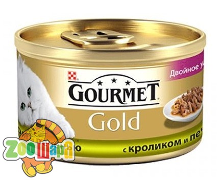 Gourmet Gold З кролем ,печінкою. Шмат у підливі 85 г