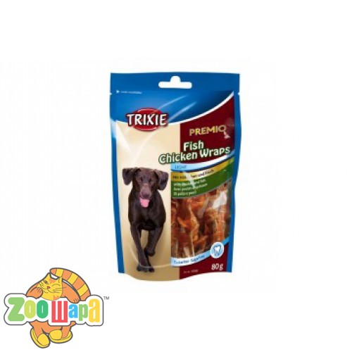 Trixie Лакомство для собак PREMIO Fish Chicken Wraps рыба/курица 80гр (31590), (1111139046)