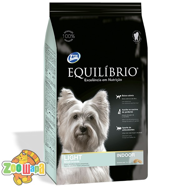 EQUILIBRIO Суперпремиум низкокалорийный корм для собак мини и малых пород 0,07кг