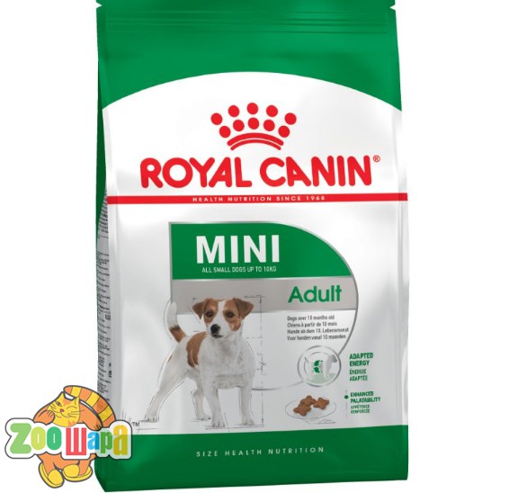 Royal Canin (Роял Канин) Сухой корм для собак мелких пород от 10 месяцев до 8 лет MINI ADULT 800г
