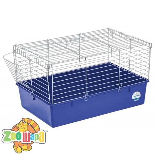 Природа Клетка д/грыз "Кролик" 70 хром/синяя  70*45*40 (PR241508), (1111159136)