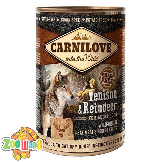Carnilove Консерви Карнілав з м'ясом оленя, 400 г (100133/529292), (1111150032)