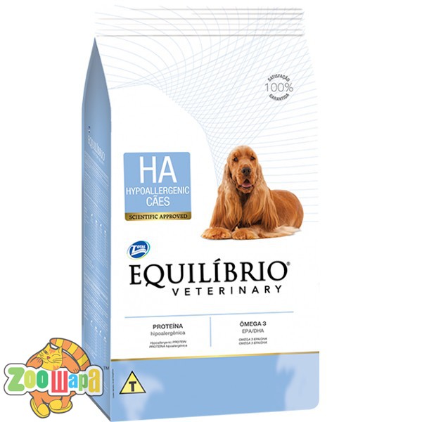 Equilibrio veterinary ГИПОАЛЛЕРГЕННЫЙ лечебный корм для собак 2кг
