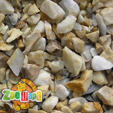 Nechay  ZOO Грунт для аквариума  2 кг. белый средн.(5-10мм) (Nechay236531), (1111117628)