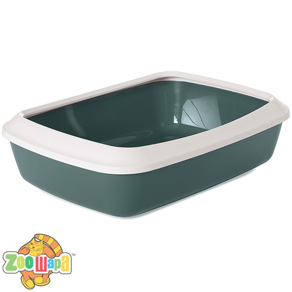 Savic Iriz Nordic Litter Tray (САВИК АЙРИЗ НОРДИК) лоток туалет с бортиком для котов, 42х31х12.5 см