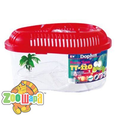 KW_Zone Террариум пластиковый (22см х 12,5 см) (TТ-220/KW Zone), (1111135274)