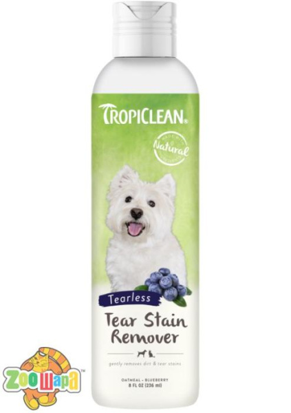 TropiClean Шампунь Tear Stain Remover, для видалення сльозових доріжок навколо очей, 236 мл