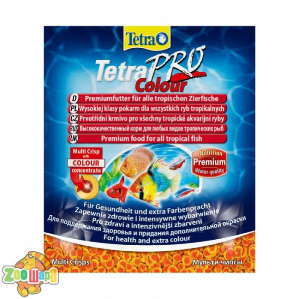 Tetra Корм Tetra чіпси для акваріумних риб Тетра Про Колор для забарвлення 12г арт.149366 (149366), (1111114140)