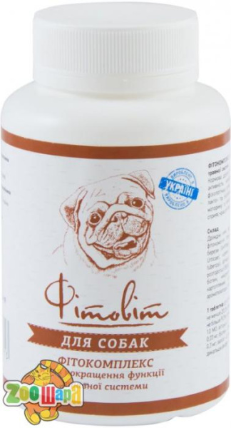 Природа Фітокомплекс Природа при проблемах пов’язаних з травленням для собак 100табл.арт.PR241371 (PR241371), (1111159473)