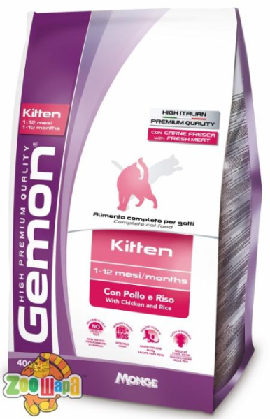 GEMON 20 кг. CAT Kitten  курица с рисом