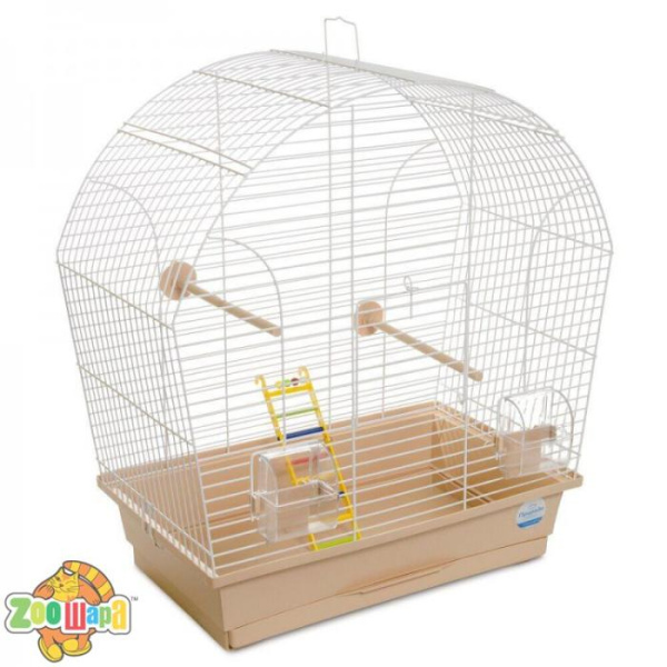 Природа Клітка Природа Ліна для птахів 44*27*54 біла/бежева арт.PR241499 (PR241499), (1111159119)