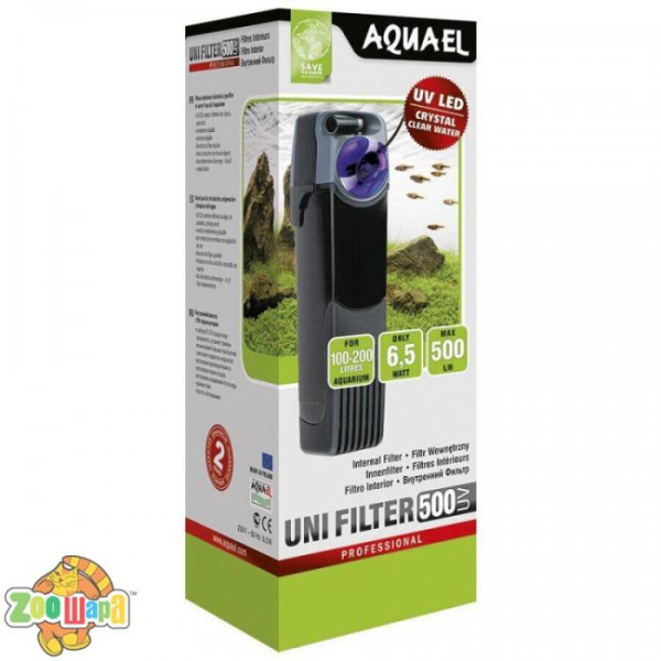 Aquael Фильтр UNIFILTER 500  UV (107402 /3280, 58339), (2349)