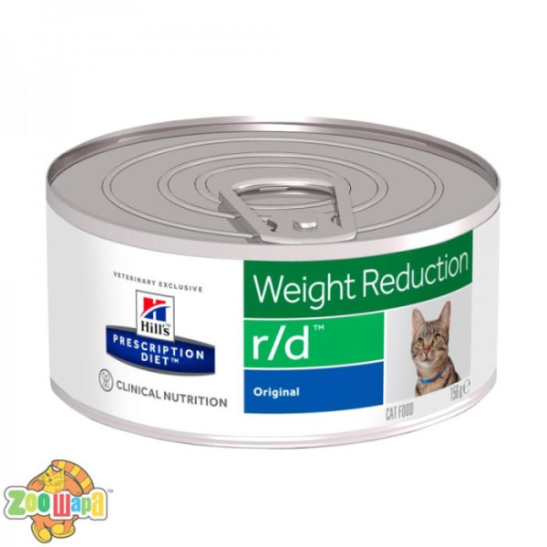 Hill's PRESCRIPTION DIET r/d Вологий Корм для котів - 156 г