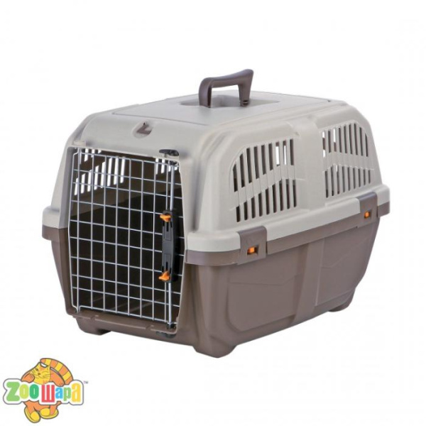 Trixie Переноска для собак "Skudo 3" (размер S - 40?39?60 см, до 24 кг) коричневый / песочный (39741), (1111139278)